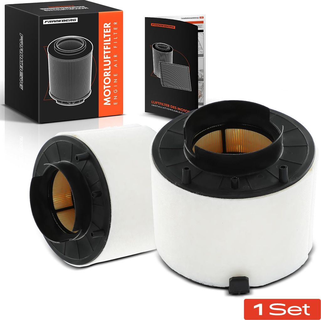 Frankberg 2x Luftfilter Filtereinsatz für Audi A4 8K2 A5 Cabriolet Sportback 8T3 8F7 Q5 Diesel