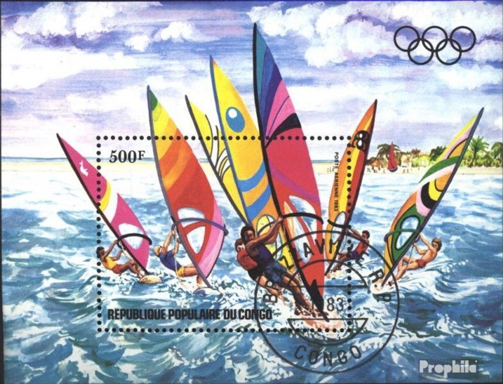 Briefmarken Kongo (Brazzaville) 1983 Mi Block33 (kompl.Ausg.) gestempelt Vorolympisches Jahr