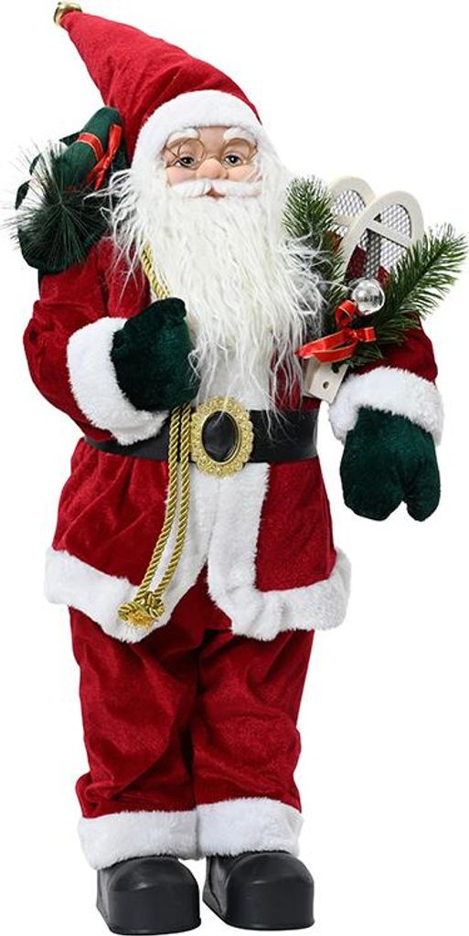 Weihnachtsmann-Puppe 17 x 10 x 30 cm
