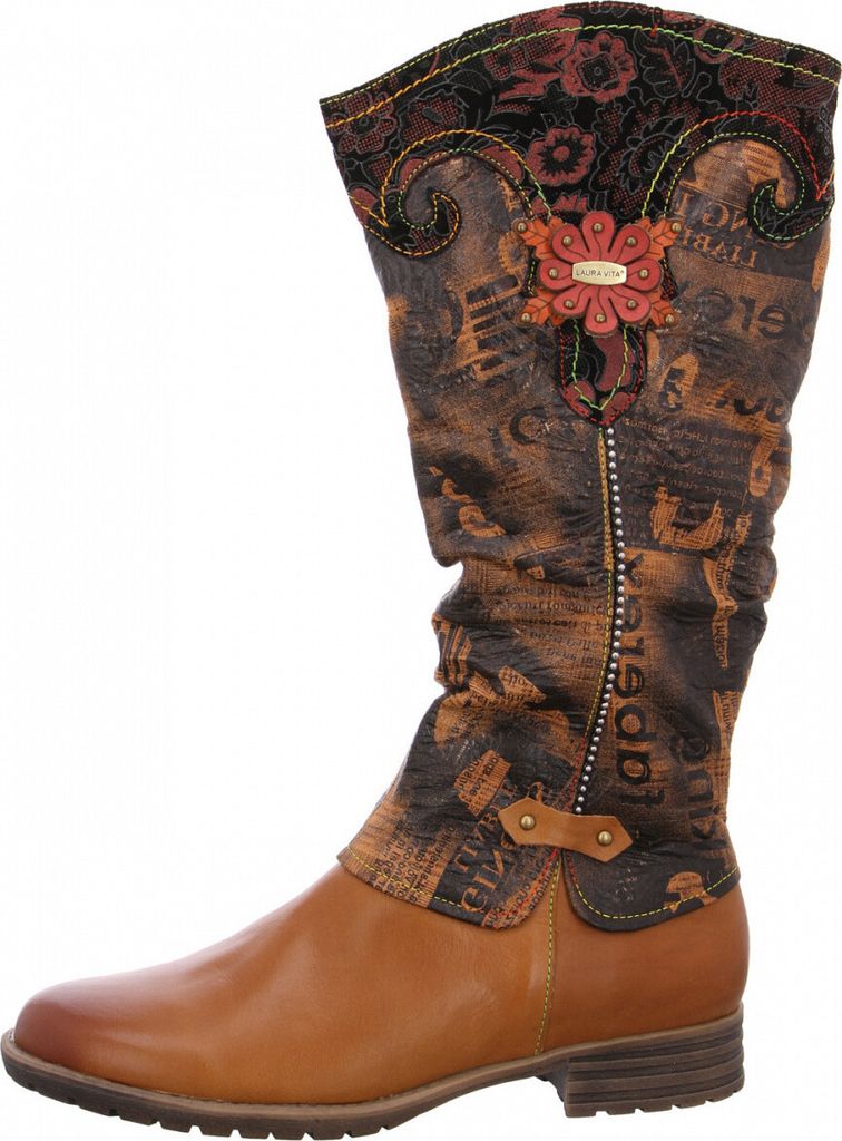 Laura Vita Damen Stiefel in Braun, Größe 42