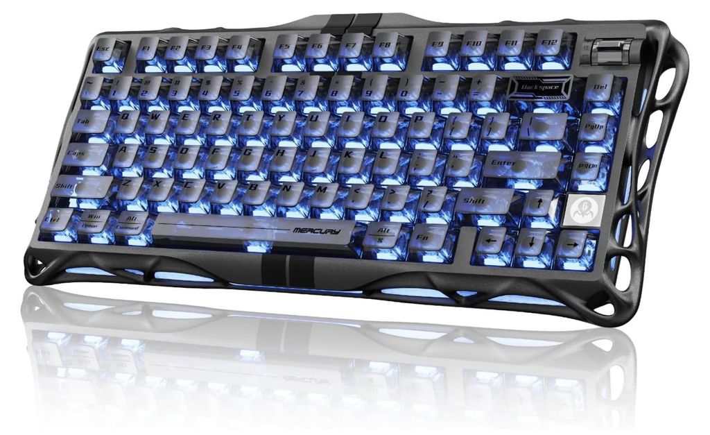 GravaStar Mercury V75 HE gaming toetsenbord, 8K, aluminium Productafbeelding 
