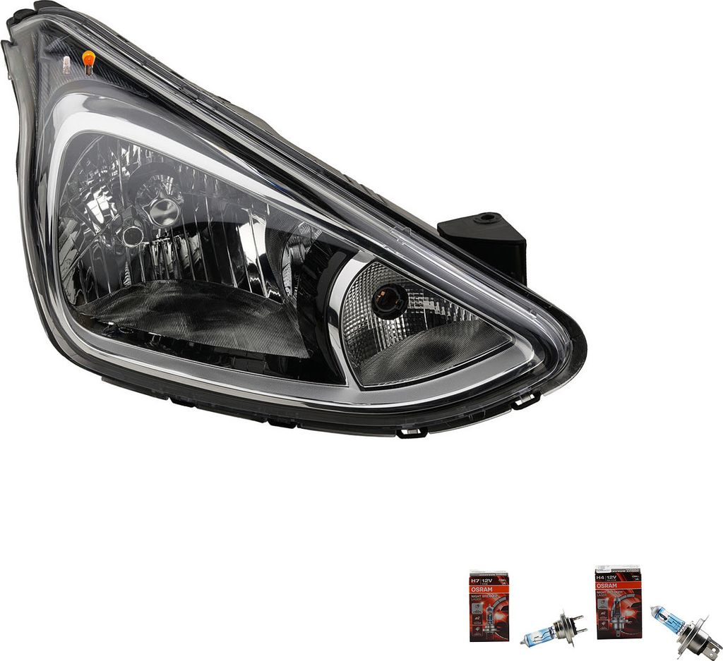 Johns, Scheinwerfer + Osram Night Breaker Laser passend für Hyundai i10 Rechts mit Motor 92102B9300