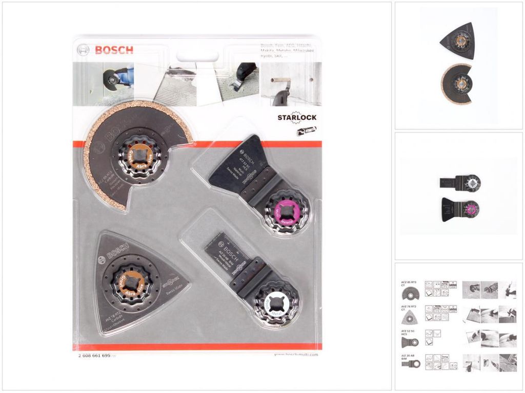 Bosch 2 608 661 695, Zestaw śmigieł, Dachówka, Stal Zdjęcie produktu 