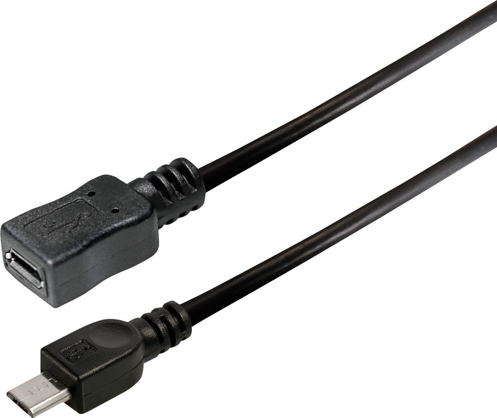 5pol. Micro USB B Stecker auf 5 pol. Micro USB B Buchse 1,2 m