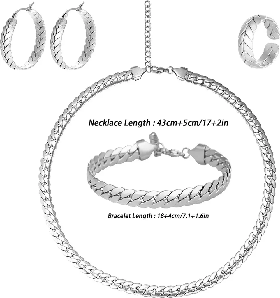 Bijoux argent 925 anti-allergie avec collier réglable pour femme