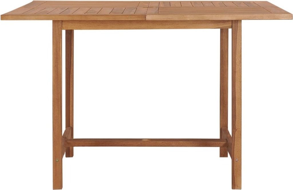 vidaXL Garten-Esstisch 110x110x75 cm Massivholz Teak Produktbild 