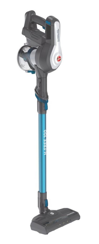 Hoover H-FREE 100 Kabelloser Staubsauger ohne Beutel Blau Titanium 40min 170W