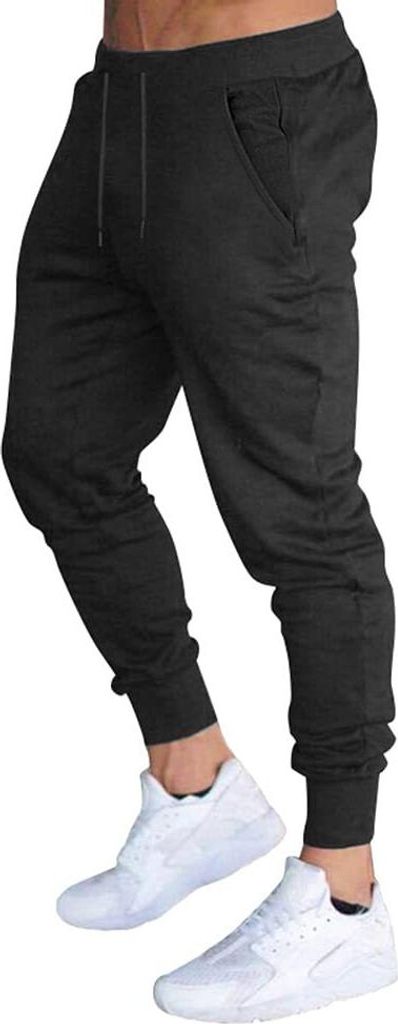 Grenzüberschreitende neue Frühlings- und Herbst-Outdoor-Fitness-Sporthose für Herren, einfarbig, lässig, schmal geschnittene Hose, direkt ab We...