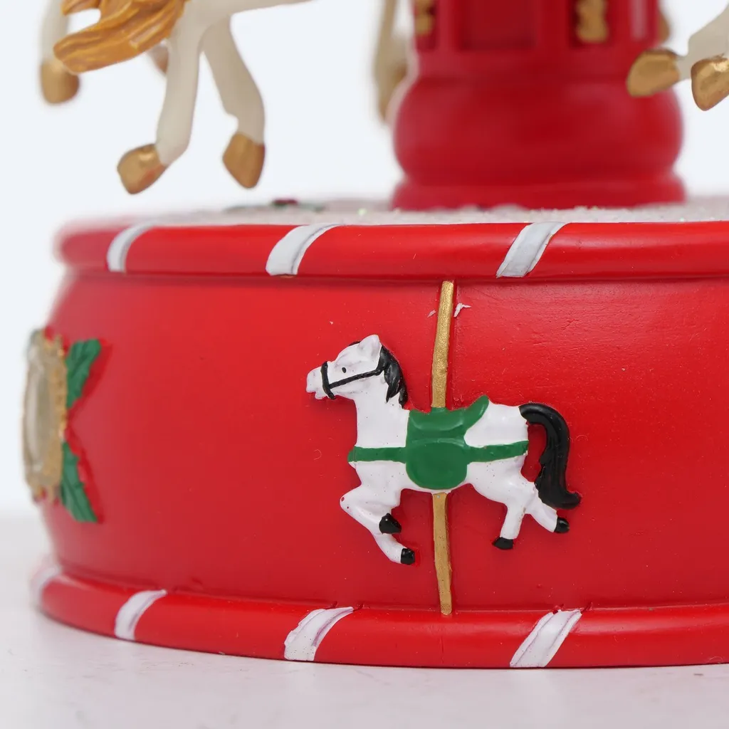 Automate musical de Noël JOLYNA - Décoration de Table Animée de 17 cm