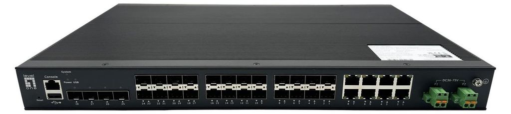 Switch 28x GE IGU-2872 4x2.5GbE. 16x1.25GbE SFP