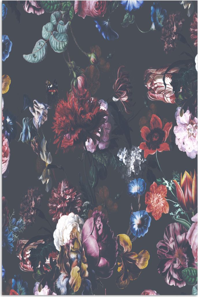MuchoWow Poster Blumen - Farben - Kunst 120x180 cm - Kunstposter