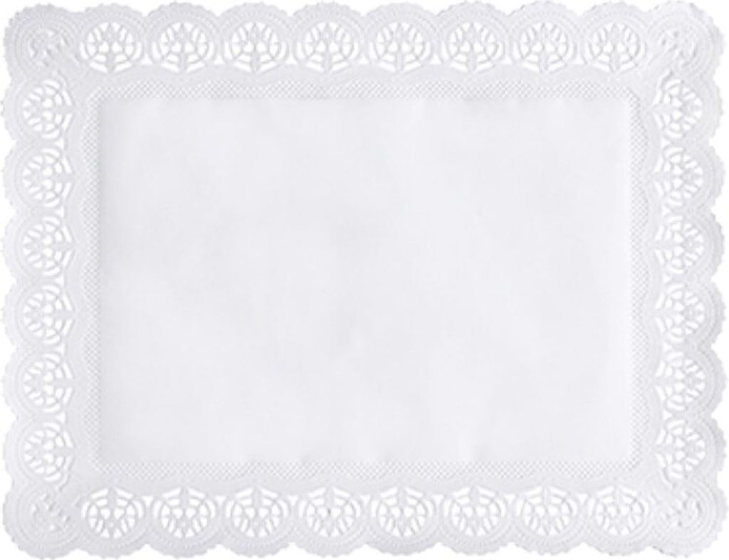 Papstar Spitzenpapiere eckig Papier 34 x 26 cm weiss 100 Stück