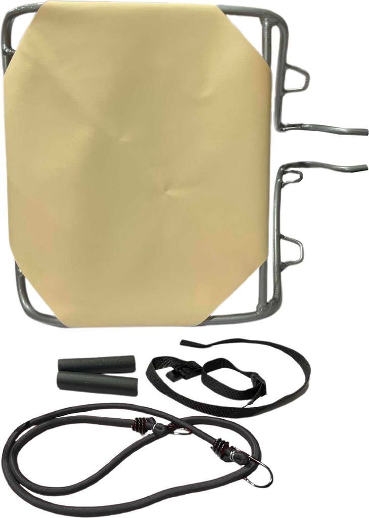 Fahrradkorb aus Metall, Vorderradgepäckträger, Gepäcktasche, Gepäckablage, Halterung für den Kofferraum, für Fahrradteile, einfach zu install...