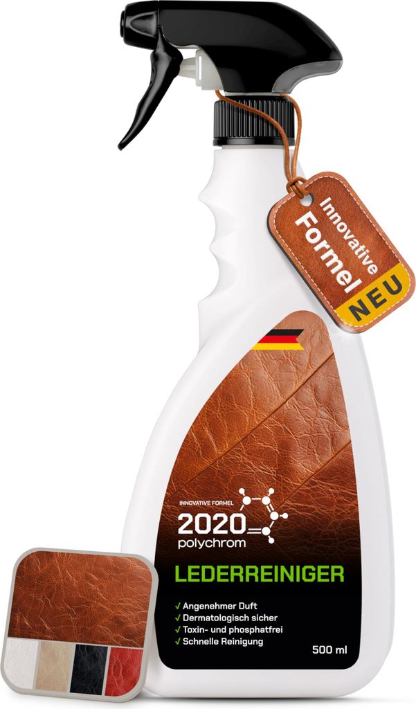Lederreiniger für Möbel, Taschen, Jacken, Schuhe und Lederwaren
