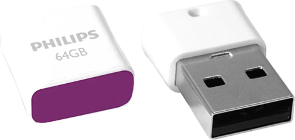 Philips Pico USB 64GB Viola | Unità Flash Compatta USB 2.0