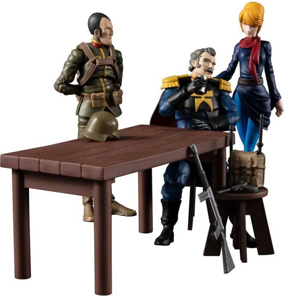 Figurine Gundam Zeon Ramba Ral 10 cm idéale pour décorer un bureau Geek