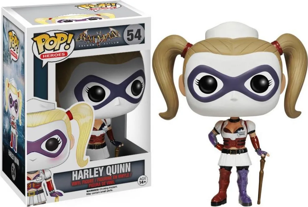 Figurine Pop Harley Quinn Infirmière Batman Arkham Asylum de collection