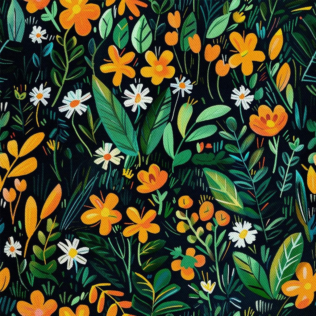 OUTDOOR DEKOSTOFFE OXFORD - Motiv Frühling I DX7677