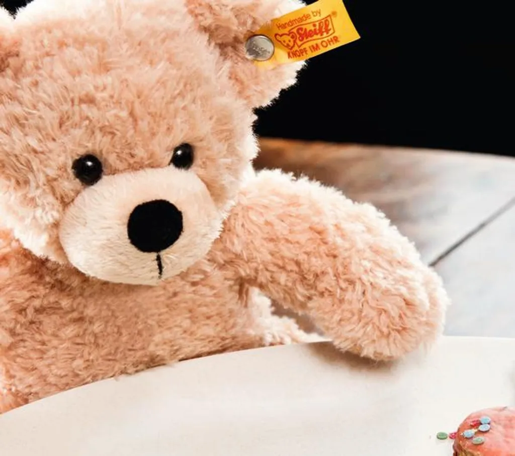 Peluche Steiff Fynn 28 cm sans risque pour bébé lavable et durable
