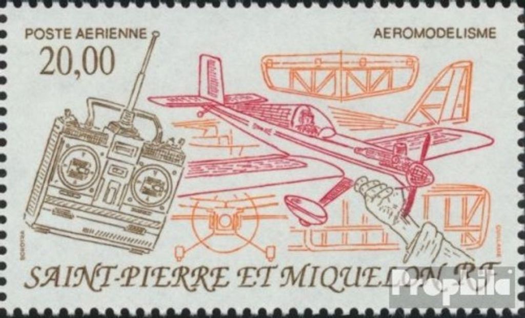 Briefmarken St. Pierre und Miquelon 1992 Mi 638 (kompl.Ausg.) postfrisch Flugmodelle