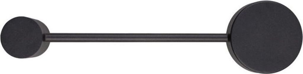 Wandleuchte Metall GX53 32,5 cm hoch Schwarz Modern