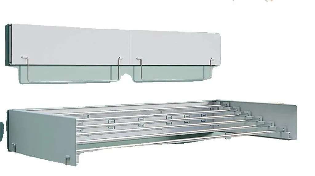 Séchoir mural pliable haute capacité de charge, alliage aluminium premium