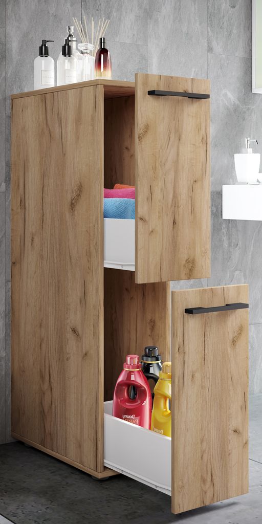 VCM Holz Badezimmerschrank | Badmöbel | Nischenschrank | Produktbild 