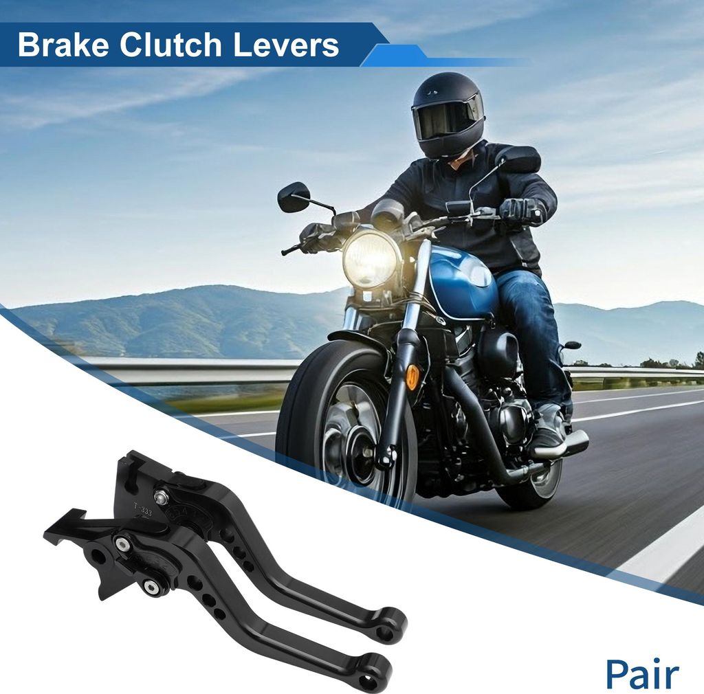Kurz Brems Kupplungshebel für Triumph TIGER 1050/Sport 2007-2016 6 Einstellbare Position Motorrad Lenker Bremshebel T6 6061 Aluminiumlegierung Sch...