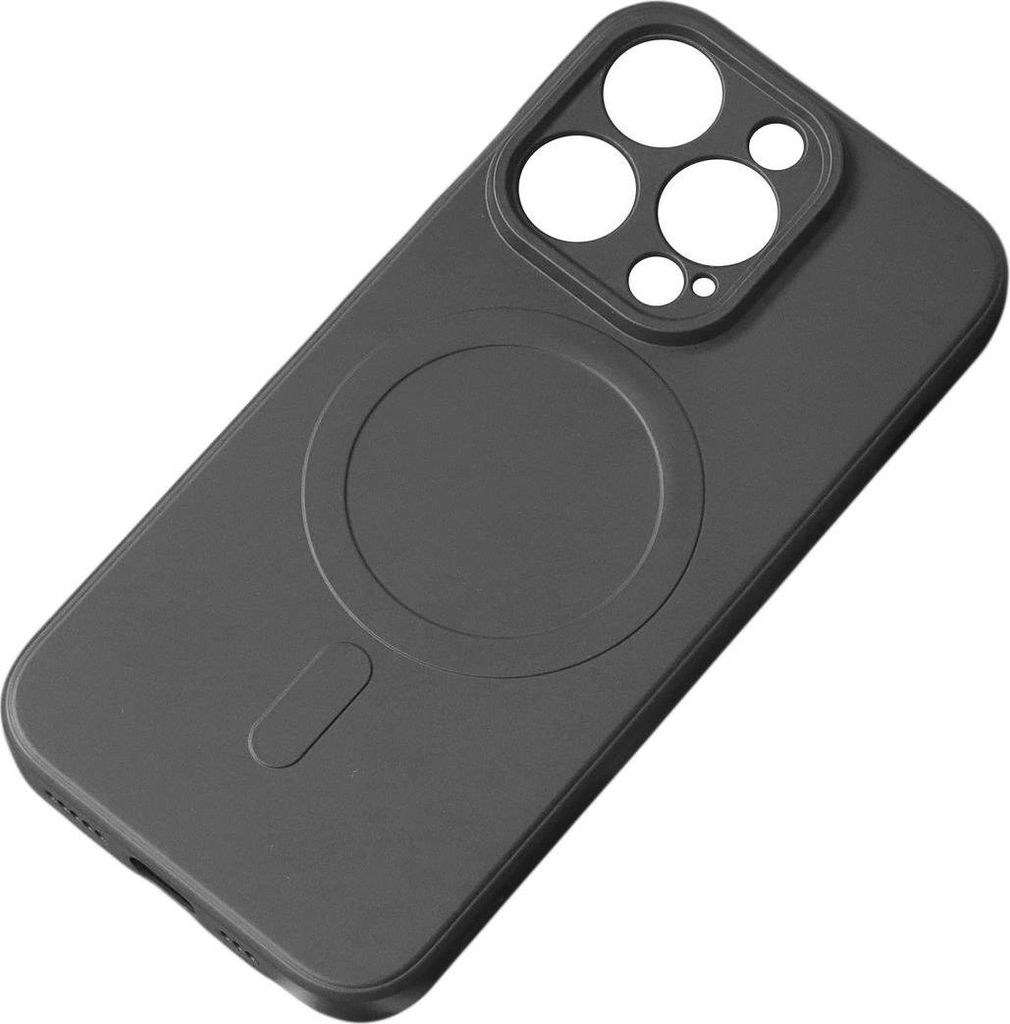 Etui Silicone Case Z Magsafe Na Samsung Galaxy S25 Edge - Czarne