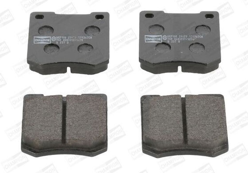 CHAMPION Bremsbeläge Satz Vorne Bremsklötze passend für PEUGEOT 106 I (1A, 1C) 571367CH
