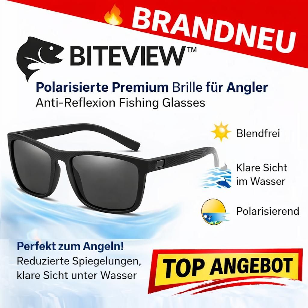 BITEVIEW™ | Polarisierte Premium Brille für Angler | Anti Produktbild 