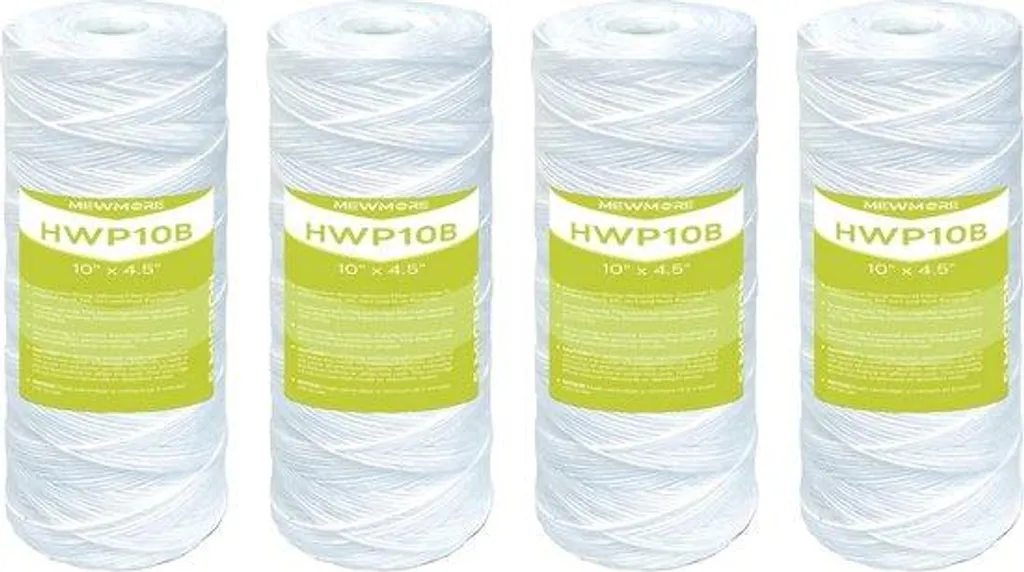 Cartouche filtrante 5 microns pour toute la maison - Lot de 4 filtres