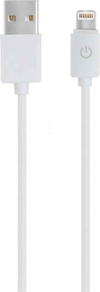 Realpower RealPower 255649 cavo lightning 1 m Bianco