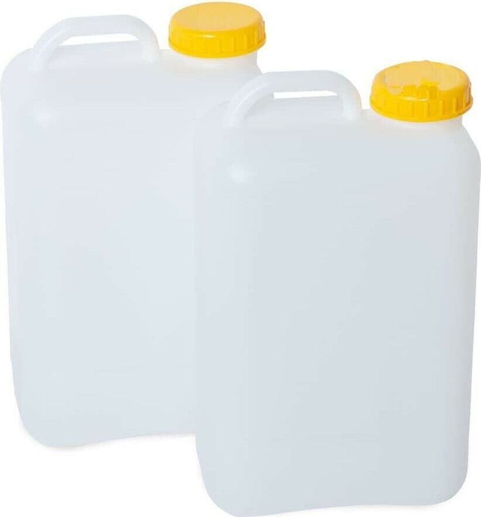 2 pezzi tanica collo largo 19 litri Din 96 tanica acqua + Immagine del prodotto 