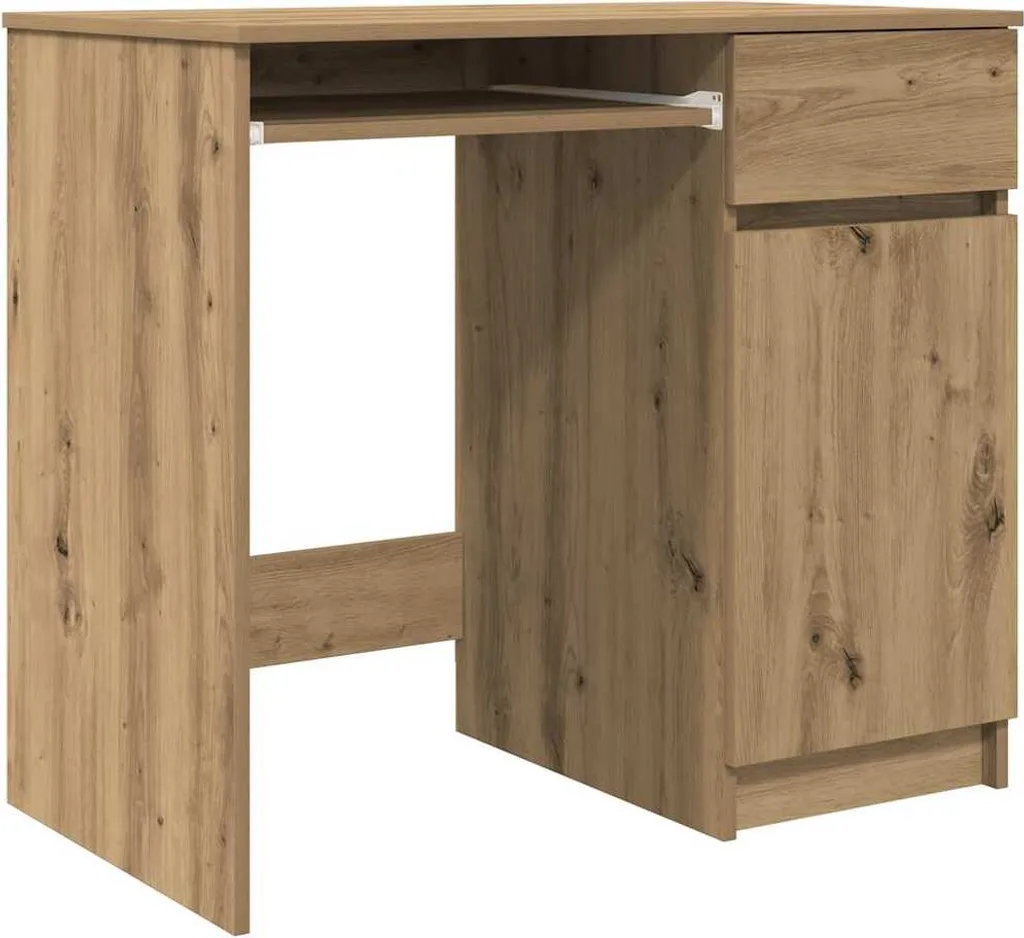 Scrivania Studio SYFAX™ Rovere Artigianale 86x49 cm in Legno