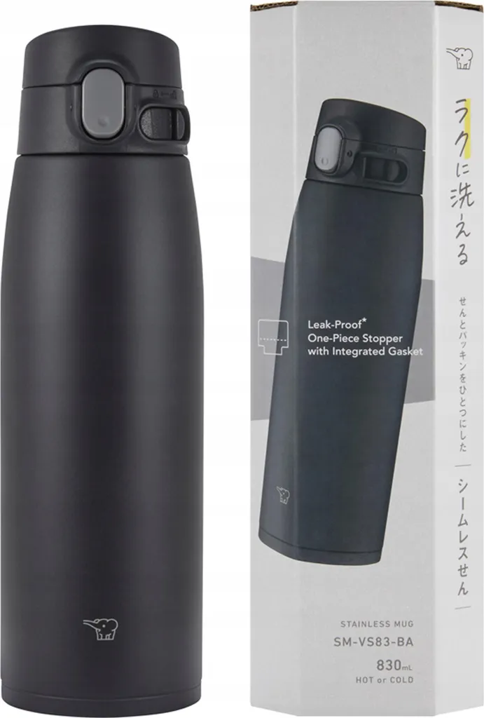 Gobelet isotherme de bureau Zojirushi 830 ml pour café et thé Noir