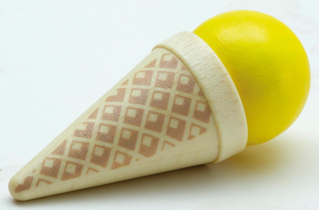 Erzi Eistüte, gelb - Kaufladenzubehör Produktbild 