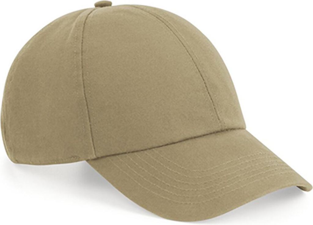 Beechfield B54N | Organic Baumwolle 6 Panel Cap - Low Profile - Farbe: Desert Sand - Größe: One Size