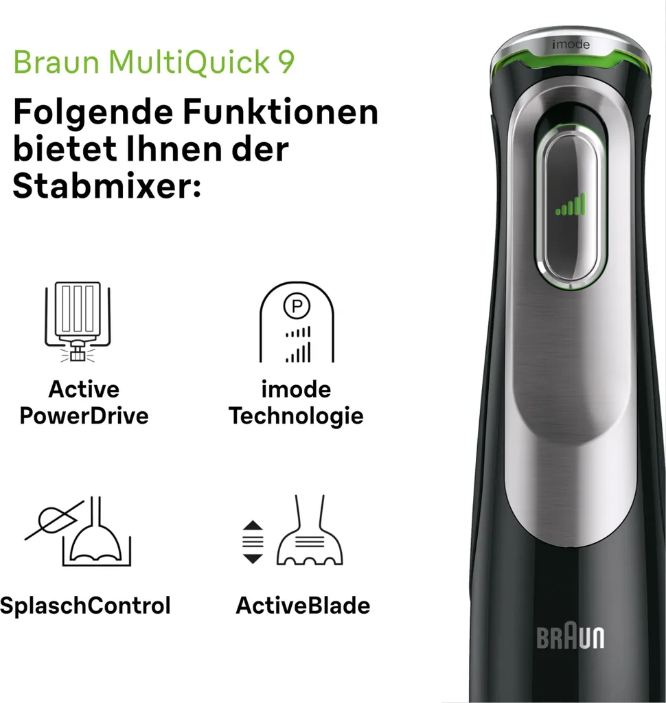 Braun MQ 9147X MultiQuick 9 Blender 1200W Technologie ActiveBlade - 10