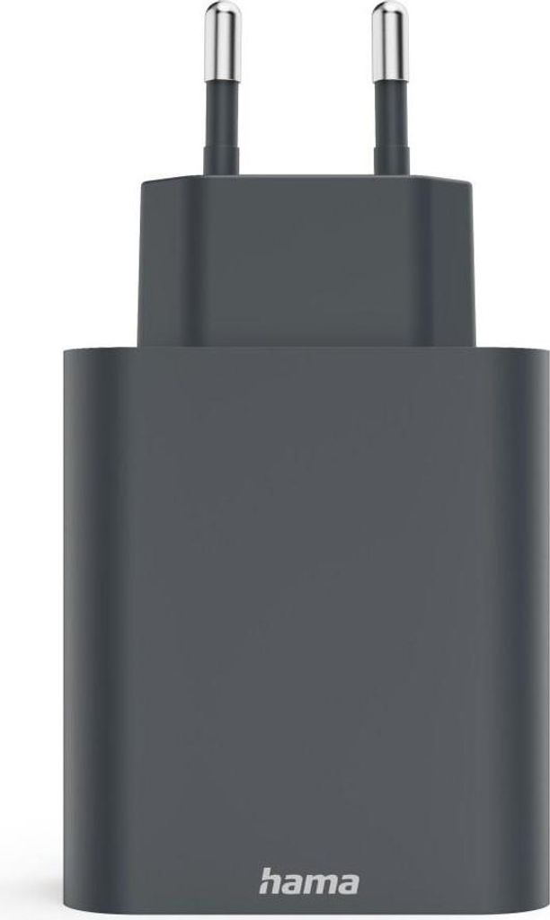 Schnellladegerät, 1x USB-C, 1x USB-A, PD, 45 W, Anthrazit Produktbild 