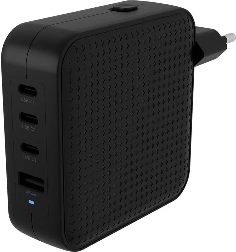 Chargeur GaN 100W HyperJuice Noir - Recharge Rapide USB-C Power Delivery