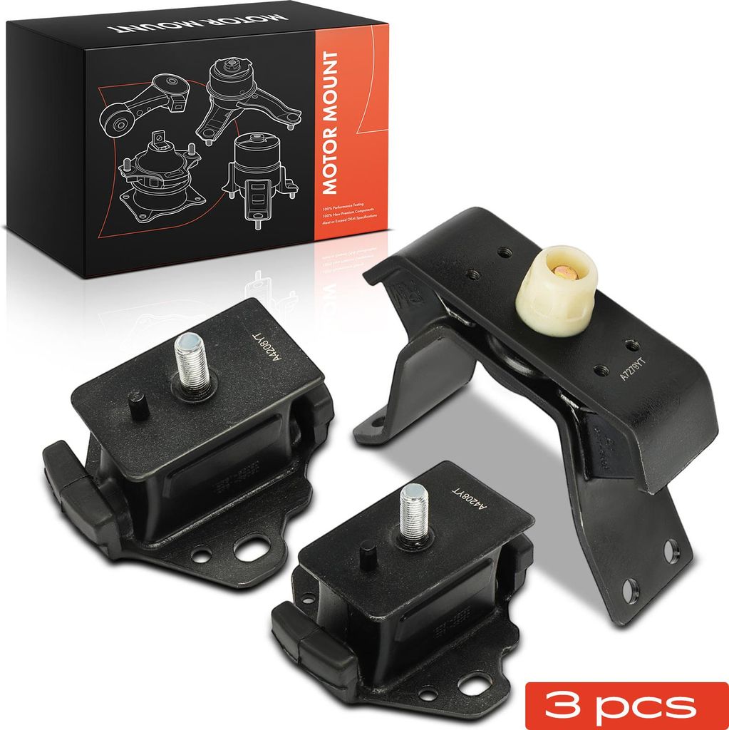 Frankberg 2x Motorlager+1x Getriebelager Vorne für Toyota 4 Runner N18 2.7L