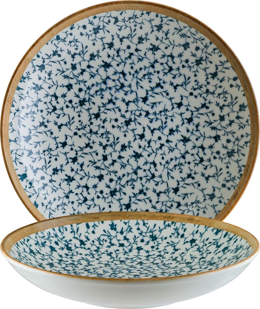 Calif Bloom Teller tief 25cm - 6 Stück
