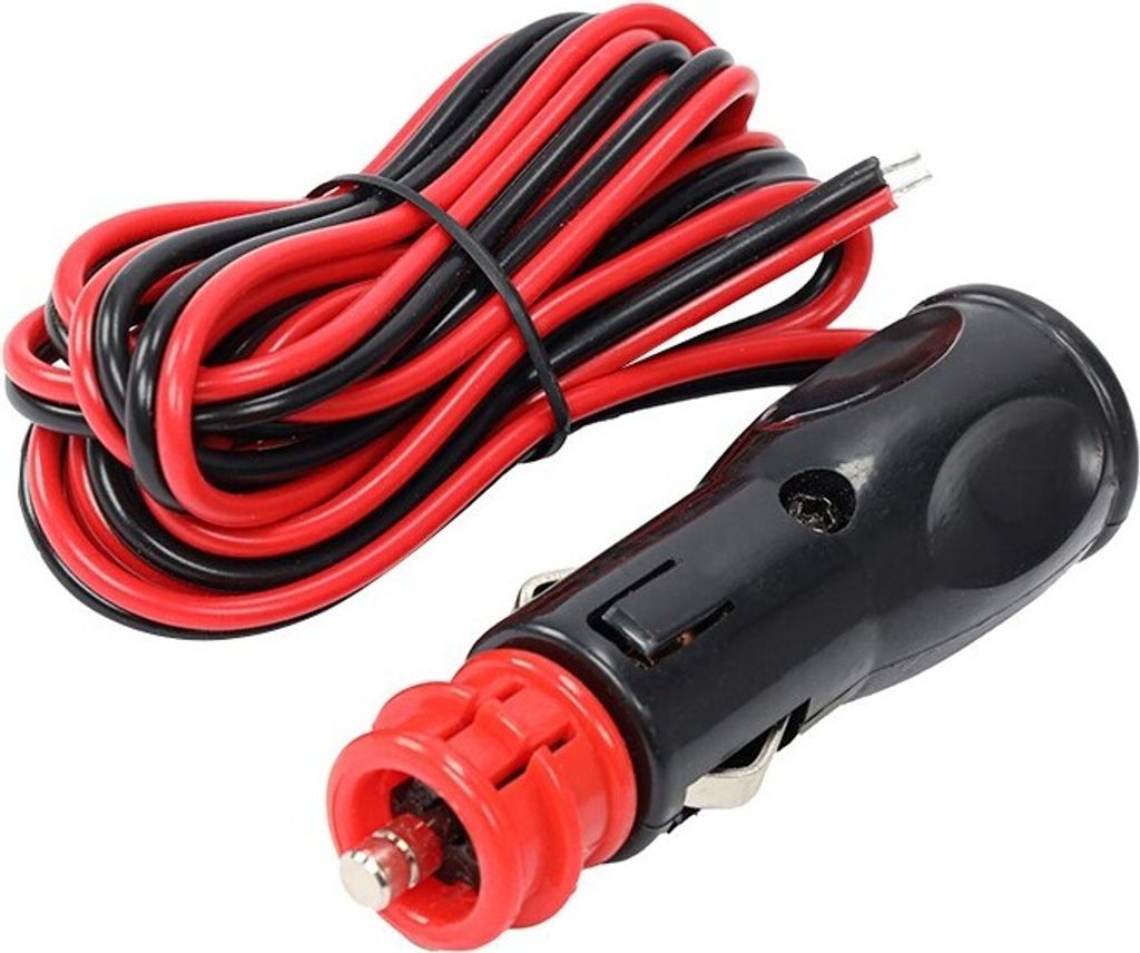 Kfz-Zigarettenanzünder-Steckdose mit 200 cm Kabel