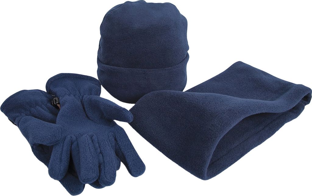 Result Winter Essentials - Polartherm Zubehörsatz PC7133 (M) (Marineblau)