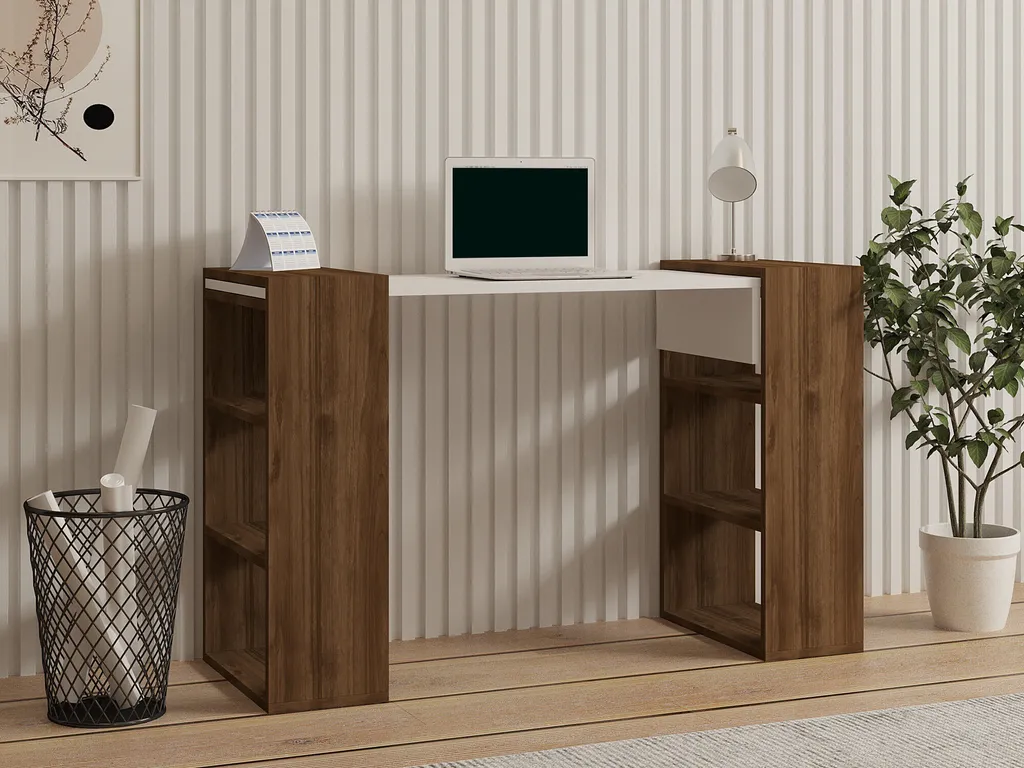 Tavolino Basso Skye Decor PUQ Noce Bianco | Qualità-Prezzo Imbattibile