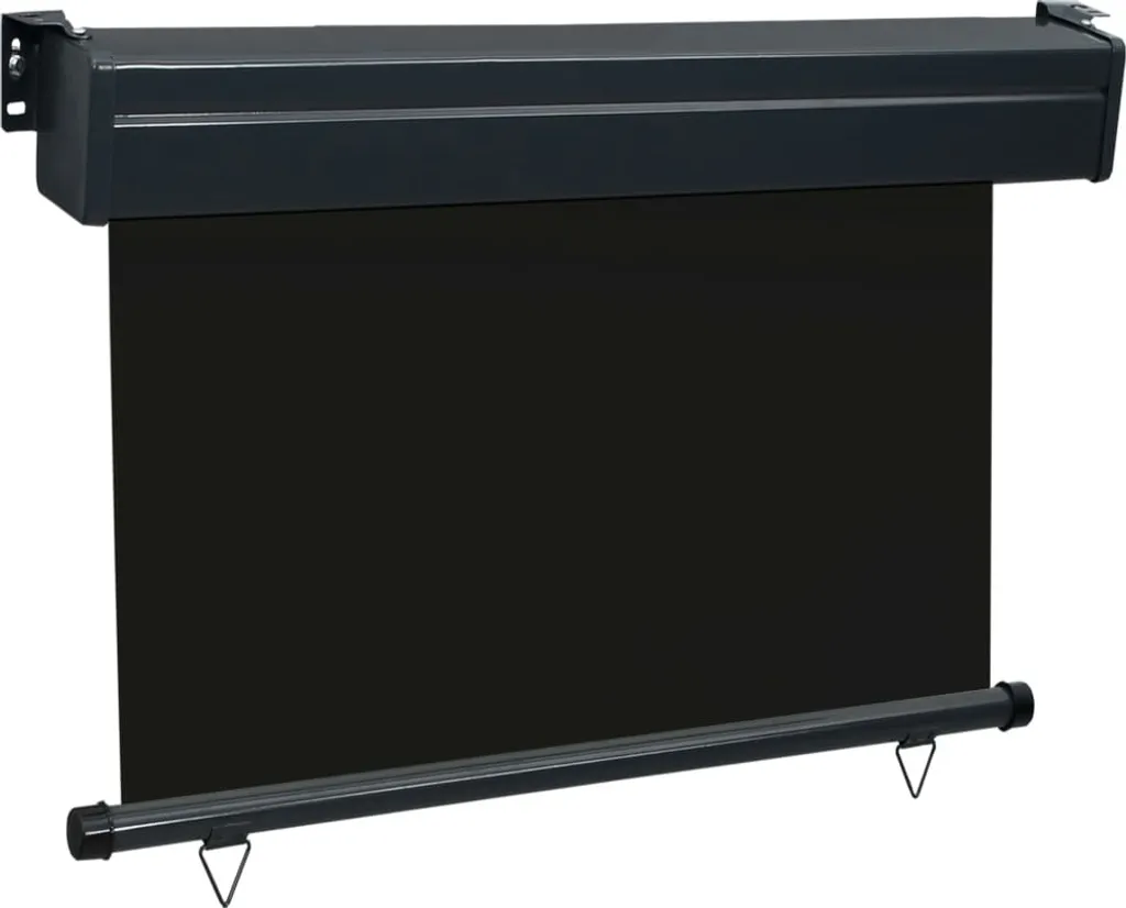 vidaXL Tenda Laterale Balcone 85x250 cm Nero: Privacy e Ombra Subito - 2