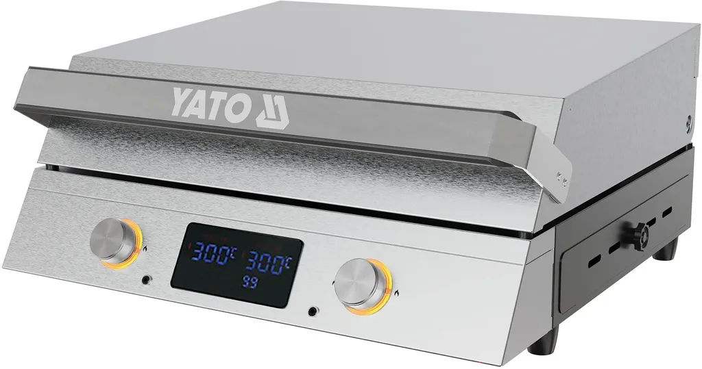 Plancha électrique 2300 W fonte pour grillades saines et conviviales