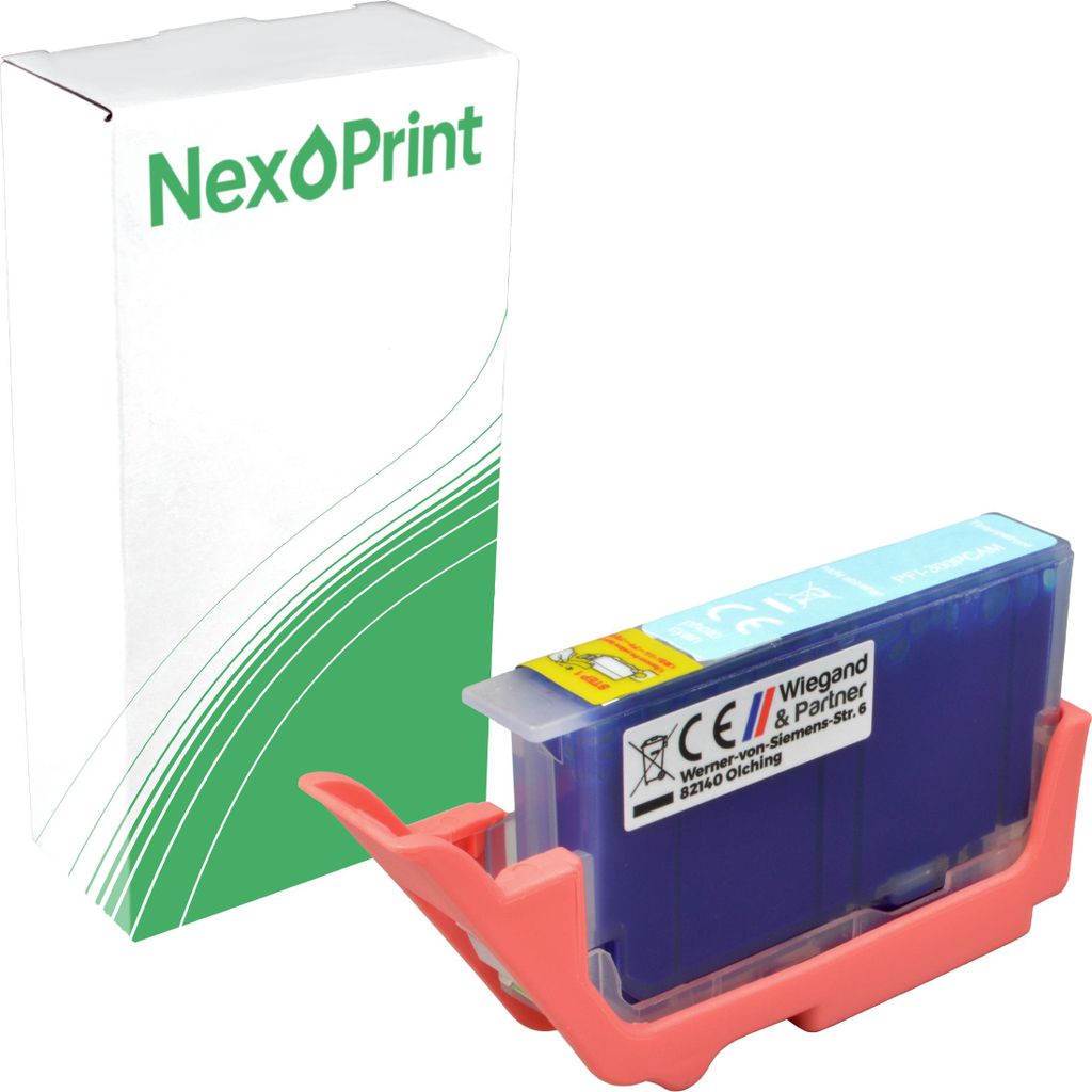 NexoPrint PFI-300PC 4197C001 photo cyan Druckerpatronen kompatibel zu Canon imagePROGRAF Pro-300 - Hohe Ergiebigkeit