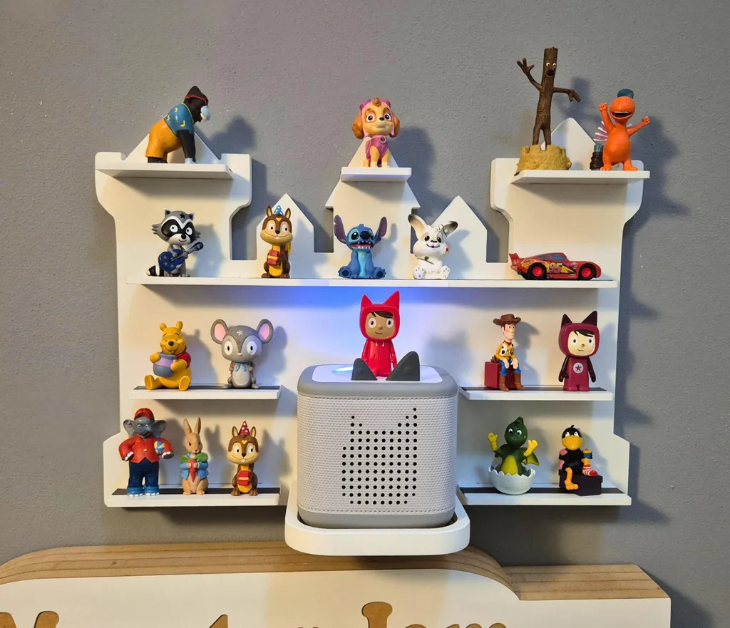 Fini le désordre ! Étagère Château de Rangement Figurines Toniebox2